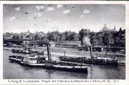 Luftangriff französischer Flieger auf Mannheim-Ludwigshafen a. Rhein, 27.Mai 1915